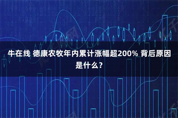 牛在线 德康农牧年内累计涨幅超200% 背后原因是什么？
