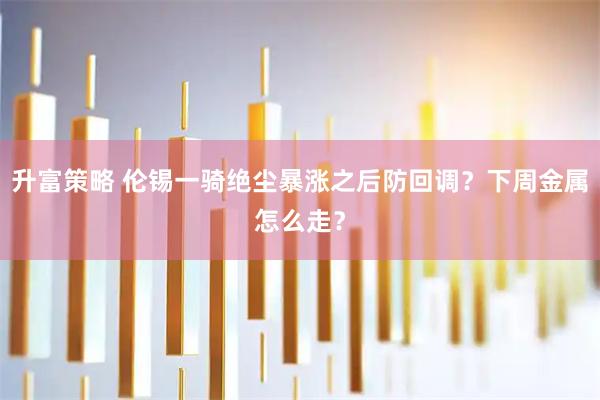 升富策略 伦锡一骑绝尘暴涨之后防回调？下周金属怎么走？